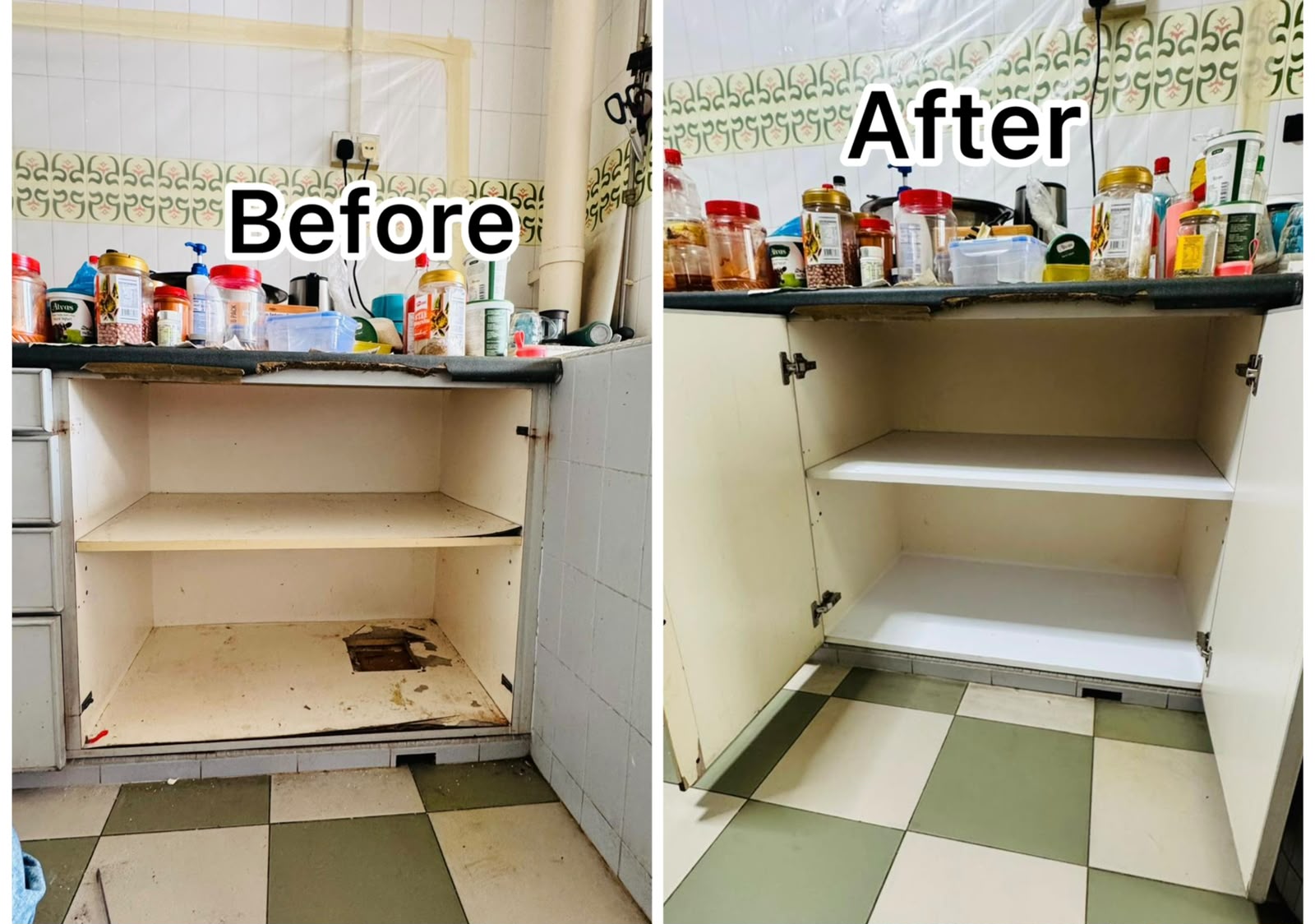 Kitchen Cabinet Repair & Restoration Service in Singapore